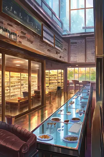 Coffee Shop Morning lofi wallpaper coffee shop morning 0500363340