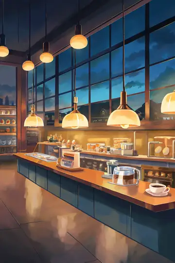Coffee Shop Morning lofi wallpaper coffee shop morning 1033127432