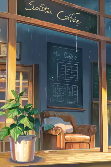 Coffee Shop Morning lofi wallpaper coffee shop morning 1238447696