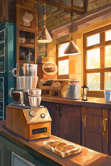 Coffee Shop Morning lofi wallpaper coffee shop morning 1516157419