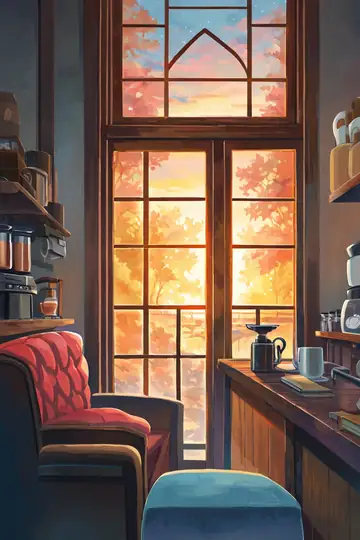 Coffee Shop Morning lofi wallpaper coffee shop morning 1664114665