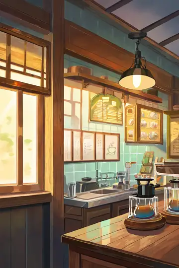 Coffee Shop Morning lofi wallpaper coffee shop morning 2139942330