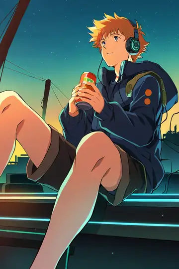 Cyberpunk Boy Rooftop lofi wallpaper cyberpunk boy rooftop 0964315290