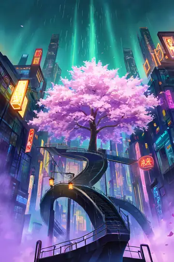 Cyberpunk Bridge lofi wallpaper cyberpunk bridge 0508880579