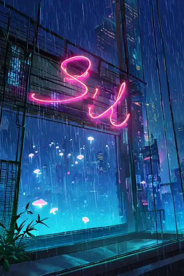 Cyberpunk Garden lofi wallpaper cyberpunk garden 1920987828