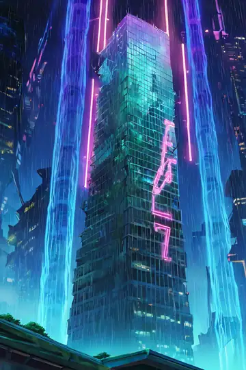 Cyberpunk Garden lofi wallpaper cyberpunk garden 1961485985