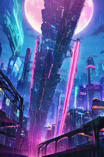 Cyberpunk Rooftop lofi wallpaper cyberpunk rooftop 0121358950