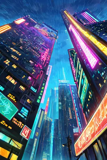 Cyberpunk Rooftop lofi wallpaper cyberpunk rooftop 0377910777