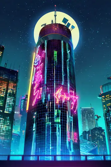 Cyberpunk Rooftop lofi wallpaper cyberpunk rooftop 0786701836