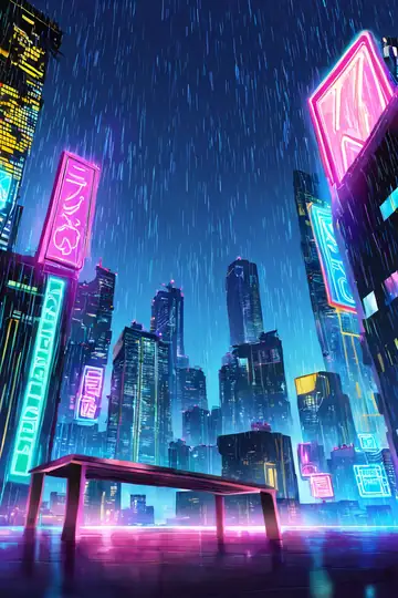 Cyberpunk Rooftop lofi wallpaper cyberpunk rooftop 1735787778