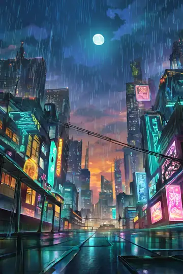 Cyberpunk Rooftop lofi wallpaper cyberpunk rooftop 1829341498