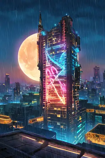 Cyberpunk Rooftop lofi wallpaper cyberpunk rooftop 2020057938