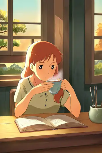 Girl Cafe Japan lofi wallpaper girl cafe japan 0629526791