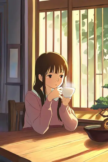Girl Cafe Japan lofi wallpaper girl cafe japan 1214472379
