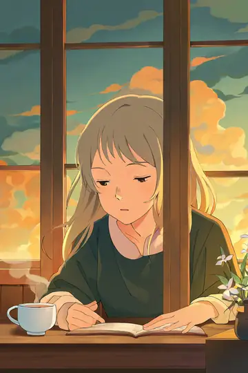 Girl Cafe Japan lofi wallpaper girl cafe japan 1251938401