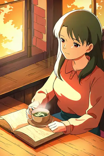 Girl Cafe Japan lofi wallpaper girl cafe japan 1297840311