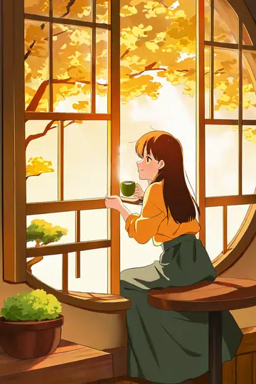 Girl Cafe Japan lofi wallpaper girl cafe japan 1500253950