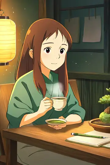 Girl Cafe Japan lofi wallpaper girl cafe japan 1646939472