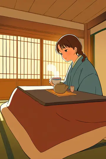 Girl Kotatsu Winter lofi wallpaper girl kotatsu winter 1144303438