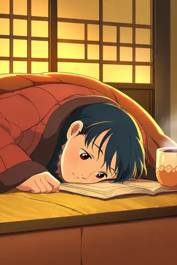 Girl Kotatsu Winter lofi wallpaper girl kotatsu winter 2005593489
