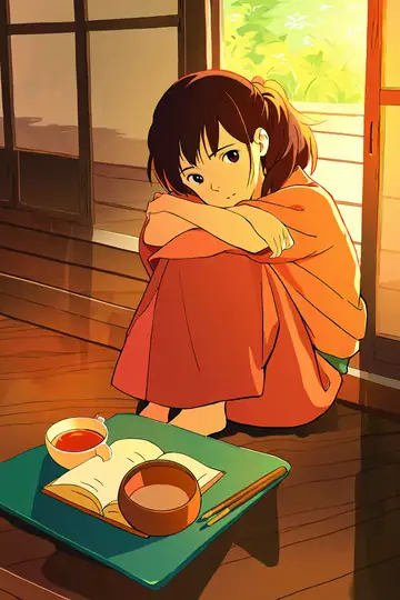 Girl Reading Engawa lofi wallpaper girl reading engawa 1521124062