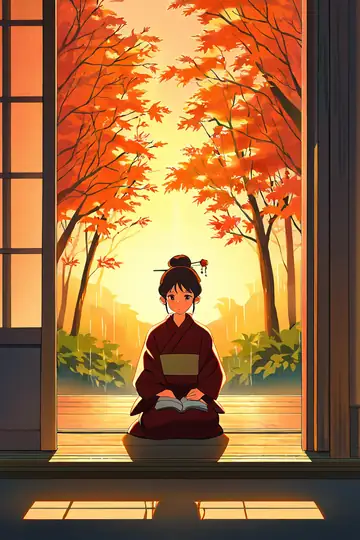 Girl Reading Engawa lofi wallpaper girl reading engawa 1652947836