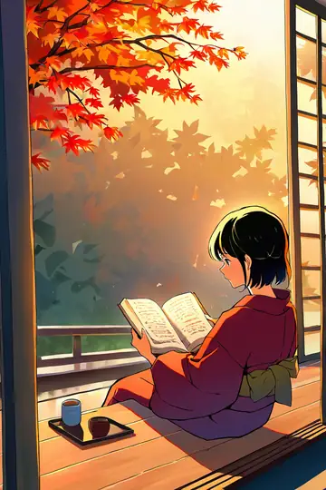 Girl Reading Engawa lofi wallpaper girl reading engawa 1729449837