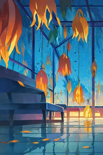 Greenhouse Morning lofi wallpaper greenhouse morning 0710544329