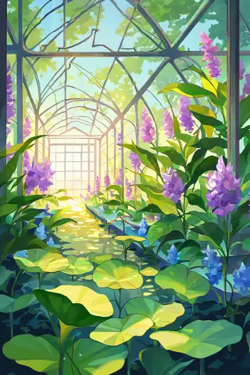Greenhouse Morning lofi wallpaper greenhouse morning 0812161754