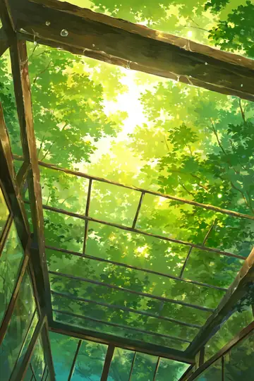 Greenhouse Morning lofi wallpaper greenhouse morning 0819056558