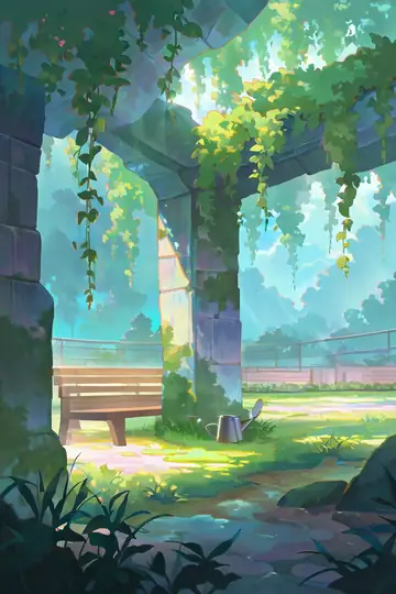 Greenhouse Morning lofi wallpaper greenhouse morning 0944104684