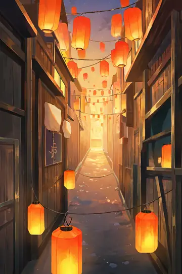 Lantern Festival Night lofi wallpaper lantern festival night 0043743996