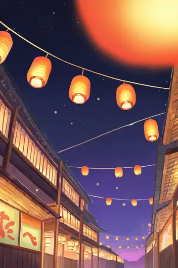 Lantern Festival Night lofi wallpaper lantern festival night 0726899927