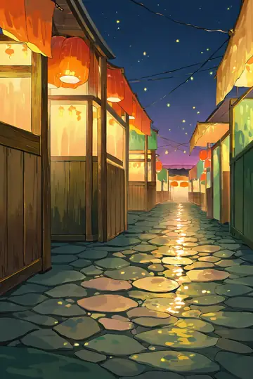Lantern Festival Night lofi wallpaper lantern festival night 1001432559