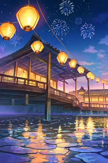 Lantern Festival Night lofi wallpaper lantern festival night 1476292054