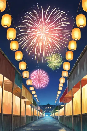 Lantern Festival Night lofi wallpaper lantern festival night 1635463058