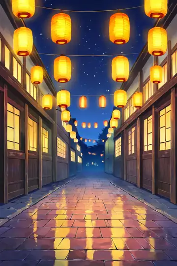 Lantern Festival Night lofi wallpaper lantern festival night 1647311262