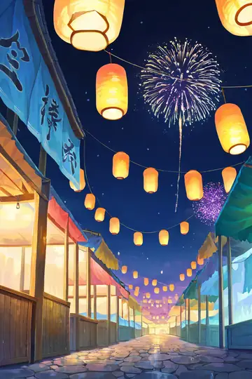 Lantern Festival Night lofi wallpaper lantern festival night 1796581038