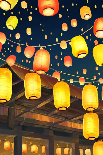 Lantern Festival Night lofi wallpaper lantern festival night 1990331371