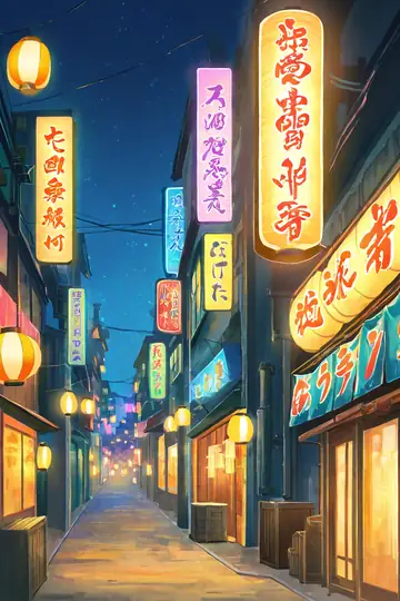 Night Market lofi wallpaper night market 0329673447