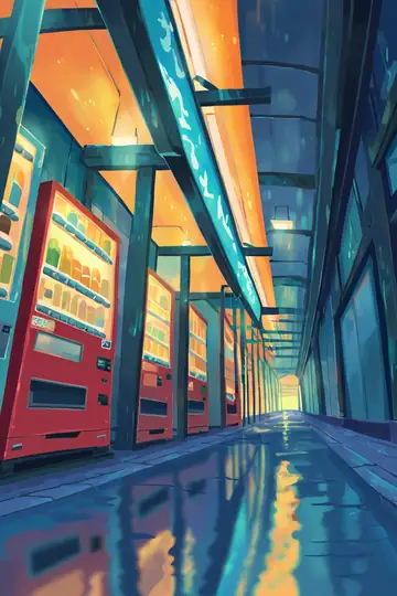 Night Market lofi wallpaper night market 0640830726