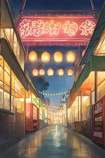 Night Market lofi wallpaper night market 0935496014