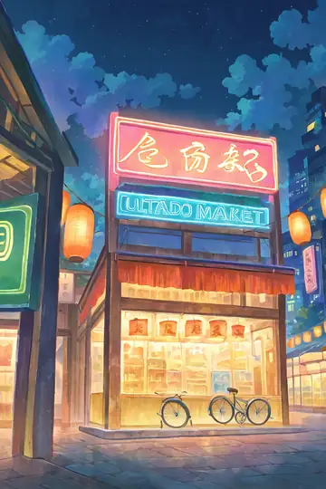 Night Market lofi wallpaper night market 1668586167