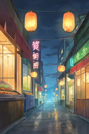 Night Market lofi wallpaper night market 1937001741