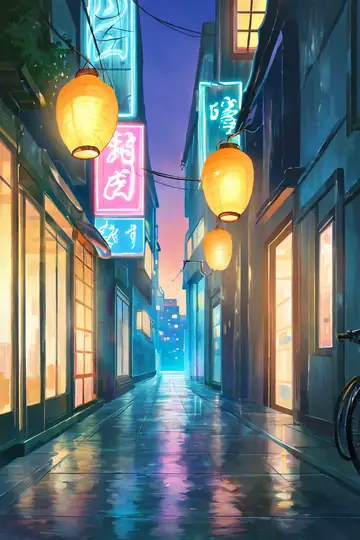 Old Alley Rain lofi wallpaper old alley rain 0563007759