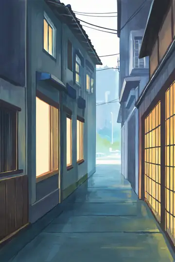 Old Alley Rain lofi wallpaper old alley rain 0679590780