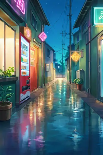 Old Alley Rain lofi wallpaper old alley rain 1379242075