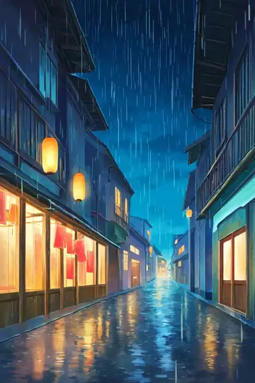 Old Alley Rain lofi wallpaper old alley rain 1405965516