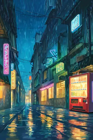 Old Alley Rain lofi wallpaper old alley rain 1569510180