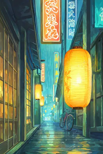 Old Alley Rain lofi wallpaper old alley rain 1828109115